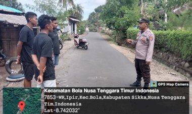 POLSEK-BOLA-POLRES-SIKKA-LAKSANAKAN-PATROLI-RUTIN