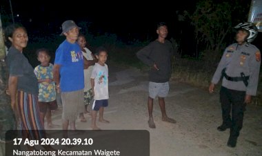 PATROLI-RUITN-PIKET-JAGA-REGU-II-POLSEK-WAIGETE---POLRES-SIKKA-GUNA-JAGA-SITKAMTIBMAS-KONDUSIF