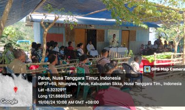 BABINKAMTIBMAS-LAKSANAKAN-PAM-PEMBERKATAN-GEDUNG-PAUD-ST.-PAULUS-PALUE