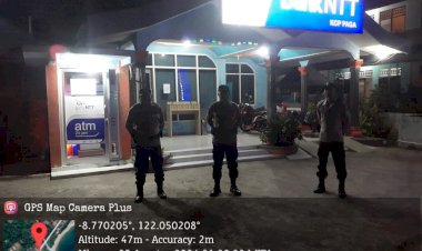 Patroli-Rutin-Polsek-Paga-di-Obyek-Vital-Pastikan-Keamanan-Wilayah