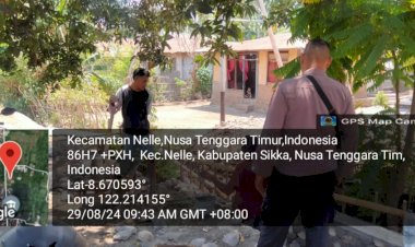 POLSEK-NELLE-POLRES-SIKKA-RUTIN-LAKSANAKAN-PATROLI-DAN-SAMBANG-WARGA