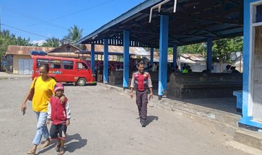 MENJAGA-KAMTIBMAS-POLSEK-KEWAPANTE-LAKSANAKAN-PATROLI-RUTIN-DAN-SAMBANG-WARGA