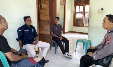 KOORDINASI-PAMATWIL-KEC.-TALIBURA-IPDA-MAKSIMUS-BANASE,-S.H-BERSAMA-PPK-KEC.-TALIBURA.