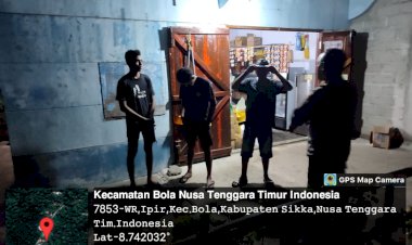 MENJAGA-KAMTIBMAS-POLSEK-BOLA--RUTIN-LAKSANAKAN-PATROLI-DAN-SAMBANG-WARGA
