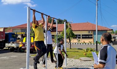 Tingkatkan-Kebugaran,-Personel-Polres-Sikka-Semangat-Ikuti-SamJas-Semester-II-di-Hari-Kedua