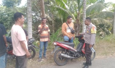 POLSEK-NELLE-POLRES-SIKKA-RUTIN-LAKSANAKAN-PATROLI-DAN-SAMBANG-WARGA