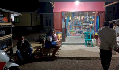 POLSEK-NELLE-POLRES-SIKKA-RUTIN-LAKSANAKAN-PATROLI-DAN-SAMBANG-WARGA