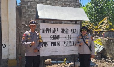 Kapolsek-Alok-Pastikan-Kesiapan-TPS-di-Daerah-Kepulauan-Jelang-Pilkada-2024