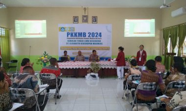 Polsek-Alok-Gelar-Kuliah-Umum-untuk-Calon-Mahasiswa-STIK-St.-Elisabeth,-Fokus-pada-Isu-Bela-Negara,-Radikalisme-dan-Bahaya-Narkoba