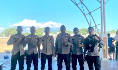 PERSONIL-POLRES-SIKKA-LAKSANAKAN-PENGAMANAN-TURNAMEN-SEPAK-BOLA-DANLANAL-CUP-1-TAHUN-2024
