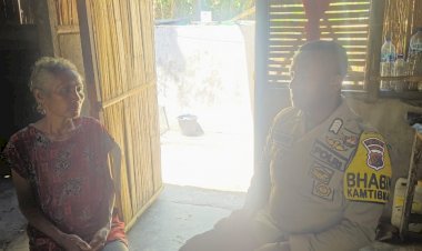 Bhabinkamtibmas-Desa-Du-Gelar-Patroli-Dialogis,-Jalin-Kerjasama-dengan-Warga-untuk-Amankan-Pilkada