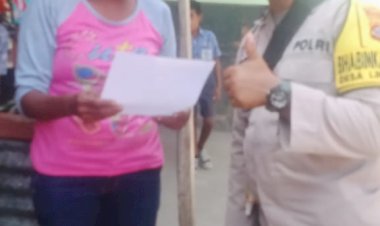 BHABINKAMTIBMAS-POLSEK-WAIGETE,POLRES-SIKKA-LAKSANAKAN-PATROLI-DAN-SAMBANG-WARGA