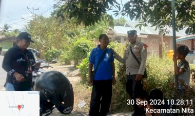 Bhabinkamtibmas-Polsek-Nita-Tingkatkan-Patroli-Rutin,-Ciptakan-Situasi-Kamtibmas-Yang-Kondusif