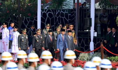Presiden-Jokowi-Pimpin-Upacara-Hari-Kesaktian-Pancasila-di-Lubang-Buaya,-Kapolri-Turut-Mendampingi