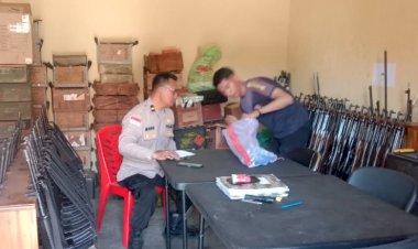 PERSONIL-BAGLOG-POLRES-SIKKA-MELAKSANAKAN-PENDATAAN--BARANG-INVENTARIS-POLRES-SIKKA