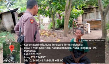 KEGIATAN-PATROLI-RUTIN-POLSEK-NELLE-GUNA-MENJAGA-SITKAMTIBMAS-DI-WILHUM-POLSEK-NELLE-POLRES-SIKKA