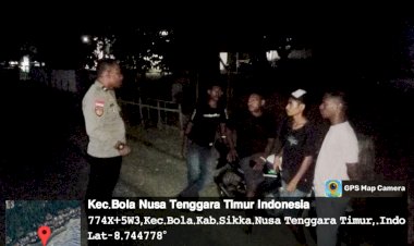 KEGIATAN-PATROLI-RUTIN-OLEH-PIKET-JAGA-SPKT-REGU-3-POLSEK-BOLA-POLRES-SIKKA.