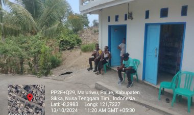 PERSONIL-BHABINKAMTIBMAS-POLSUBSEKTOR-PALUE-POLSEK-NELLE-POLRES-SIKKA-LAKSANAKAN-GIAT-SAMBANG-WARGA-DESA-BINAAN