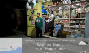 Polsek-Bola-Gelar-Patroli-Rutin,-Jaga-Kamtibmas-di-Wilayah-Doreng