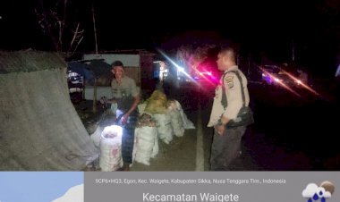 PERSONIL-PIKET-SPKT-III-POLSEK-WAIGETE-PAKSANAKAN-PATROLI-RUTIN