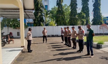 Polsek-Alok-Gelar-Apel-Kesiapan-Pengamanan-Kampanye-Pasangan-Calon-Bupati-dan-Wakil-Bupati-Sikka