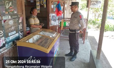 PERSONIL-POLSEK-WAIGETE-LAKSANAKAN-PATROLI-DI-WILAYAH-HUKUM-POLSEK-WAIGETE