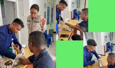 Sidokkes-Polres-Sikka-laksanakan-kegiatan-pemeriksaan-terhadap-anggota-yang-sakit-di-Klinik-Polres-Sikka.