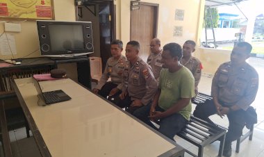 Pembinaan-Rohani-Personel-Polsek-Alok-secara-Virtual,-Tingkatkan-Ketahanan-Spiritual-Anggota