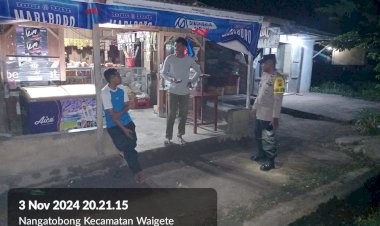 KEGIATAN-PATROLI-OLEH-PIKET-JAGA-POLSEK-WAIGETE---POLRES-SIKKA.