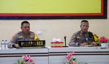 Polres-Sikka-Gelar-Anev-Bulanan,-Fokus-Persiapan-Pemilu-Kada-2024