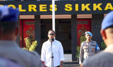 Polres-Sikka-Gelar-Apel-Pagi,-Tekankan-Disiplin-dan-Persiapan-Perayaan-Natal-Bersama