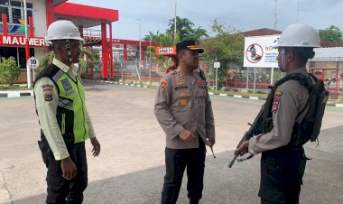 Kapolres-Sikka-Tinjau-Kesiapan-Pengamanan-Objek-Vital,-Dapat-Apresiasi-dari-Pimpinan-Obvit