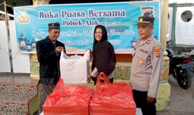Polsek-Alok-Gelar-Baksos,-Silaturahmi-dengan-Tokoh-Agama,-dan-Buka-Puasa-Bersama-Masyarakat-Kampung-Wuring-Laut