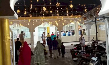 Polsek-Kewapante-Laksanakan-Pengamanan--Kegiatan-Ibadah-Sholat-Tarawih-dan-Witir