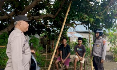 POLSEK-NELLE-POLRES-SIKKA-LAKSANAKAN-PATROLI-DAN-HIMBAUAN-KEPADA-WARHA-TENTANG-PREMANISME-DAN-KDRT