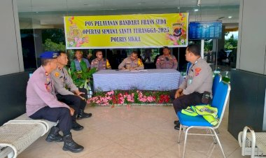 Rombongan-Pejabat-Utama-Polda-NTT-Tiba-di-Maumere,-Disambut-Langsung-Kapolres-Sikka