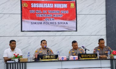 Transformasi-Hukum:-Polres-Sikka-Perkuat-Wawasan-Personel-Lewat-Sosialisasi-UU-KUHP