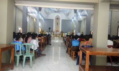 POLRES-SIKKA-LAKSANAKAN-PENGAMANAN-MISA-KENAIKAN-YESUS-KRISTUS