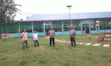 Polsek-Paga-Amankan-Turnamen-Putra-Mohza-Cup-1,-Tiga-Laga-Perdana-Berlangsung-Kondusif