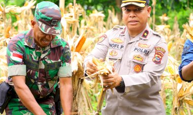 Wakapolres-Sikka-dan-Forkopimda-Ikuti-Panen-Raya-Nasional-;-Presiden-Prabowo-Sapa-Sikka-Lewat-Zoom-Meeting