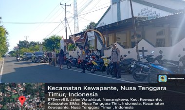 PERSONIL-POLSEK-KEWANTE-POLRES-SIKKA-LAKSANAKAN-PENGAMANAN-DAN-PATROLI-DITEMPAT-IBADAH-