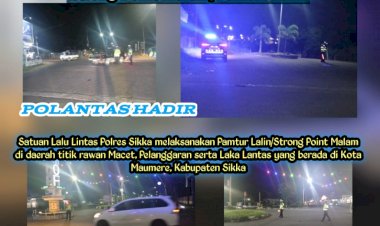 Kegiatan-Pengaturan-Lalu-Lintas-(Strong-Point)-pada-waktu-malam-hari-oleh-Satuan-Lalu-Lintas-Polres-Sikka-di-wilayah-hukum-Polres-Sikka.