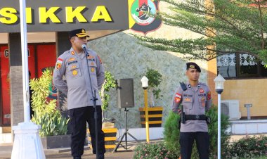 Apel-Pagi-Polres-Sikka:-Bangun-Disiplin,-Tanamkan-Nilai-Kebaikan,-dan-Perkuat-Kebersamaan