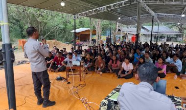 POLRI-UNTUK-MASYARAKAT:KASAT-BINMAS-POLRES-SIKKA-LAKSANAKAN-KEGIATAN-HIMBAUAN-/-PENYULUHAN-KAMTIBMAS