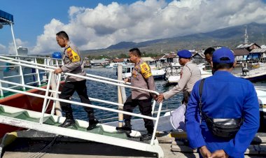 Kapolres-Sikka-Lakukan-Kunjungan-Kerja-ke-Sat-Polairud,-Tegaskan-Disiplin-dan-Keselamatan-Personel