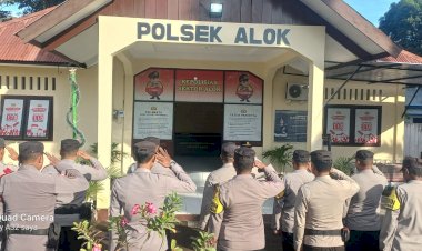 Polri-Untuk-Masyarakat-:-Polsek-Alok-Polres-Sikka-Selesaikan-Penanganan-Kasus--Lewat-Restoratif-Justice