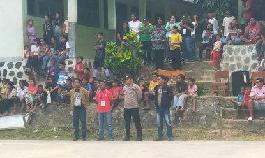 POLRI-UNTUK-MASYARAKAT:-PERSONIL-POLSEK-PAGA-POLRES-SIKKA-LAKSANAKAN-PENGAMANAN-KEGIATAN-TURNAMEN-FUTSAL--MEGO-WAWO-CUP-II