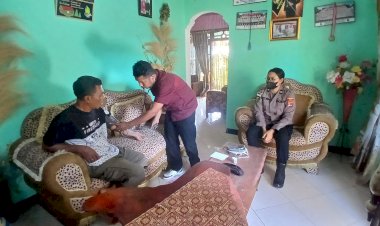 “Kepedulian-Polres-Sikka,-Personel-Sakit-Dapat-Kunjungan-dan-Perawatan”