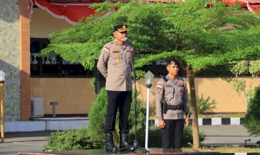 Apel-Pagi-Polres-Sikka:-Kapolres-Apresiasi-Kerja-Keras-Personel-di-HUT-RI-ke-80