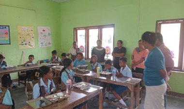 “1.824-Anak-di-Kecamatan-Kangae-Terima-Program-Makan-Bergizi-Gratis,-Polisi-Pastikan-Penyaluran-Aman”